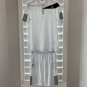 Adidas ClimaLite Tennis Apparel (shirt and shorts) NWOT